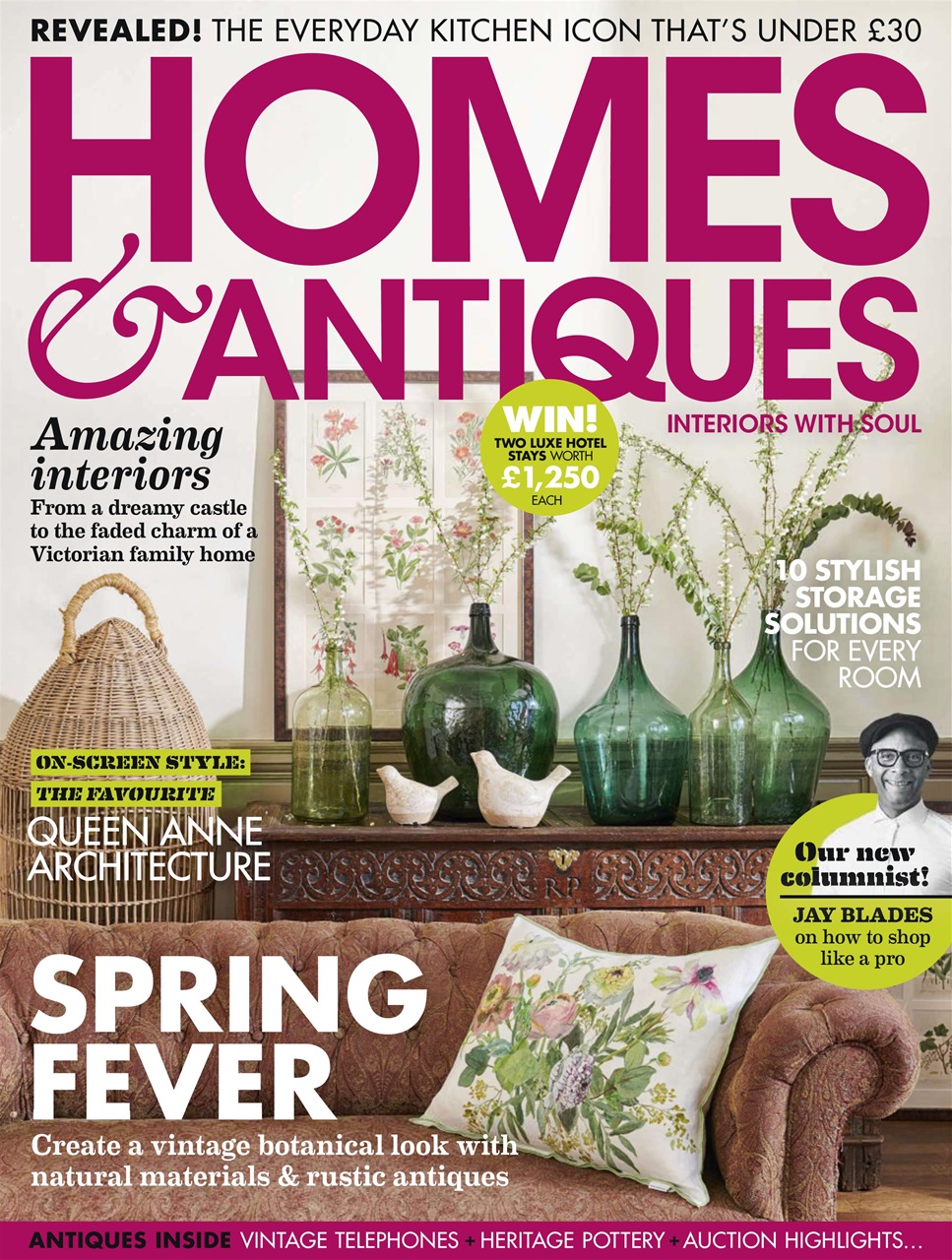 Homes & Antiques Magazine Preview Pages