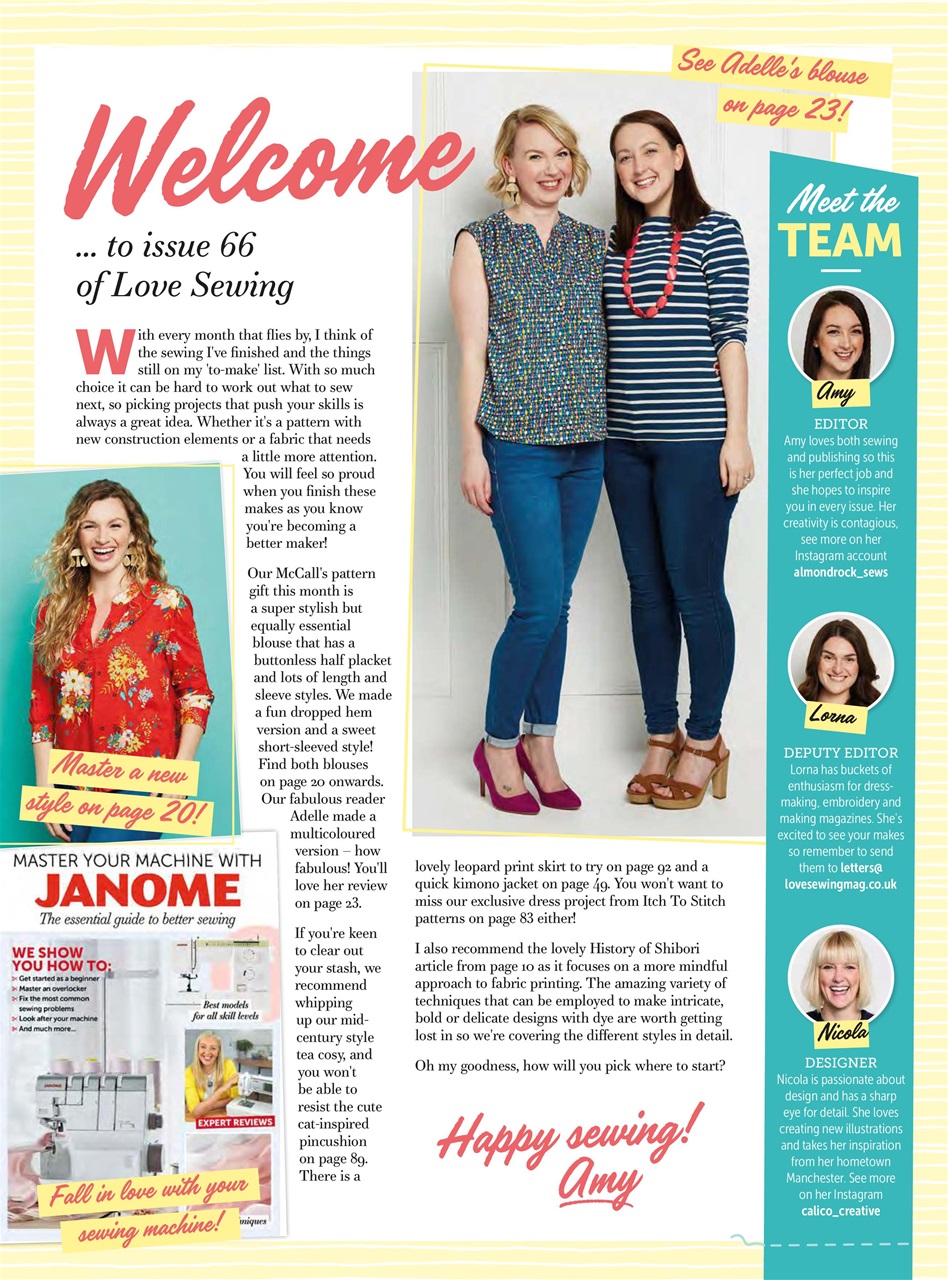 Love Sewing Preview Pages