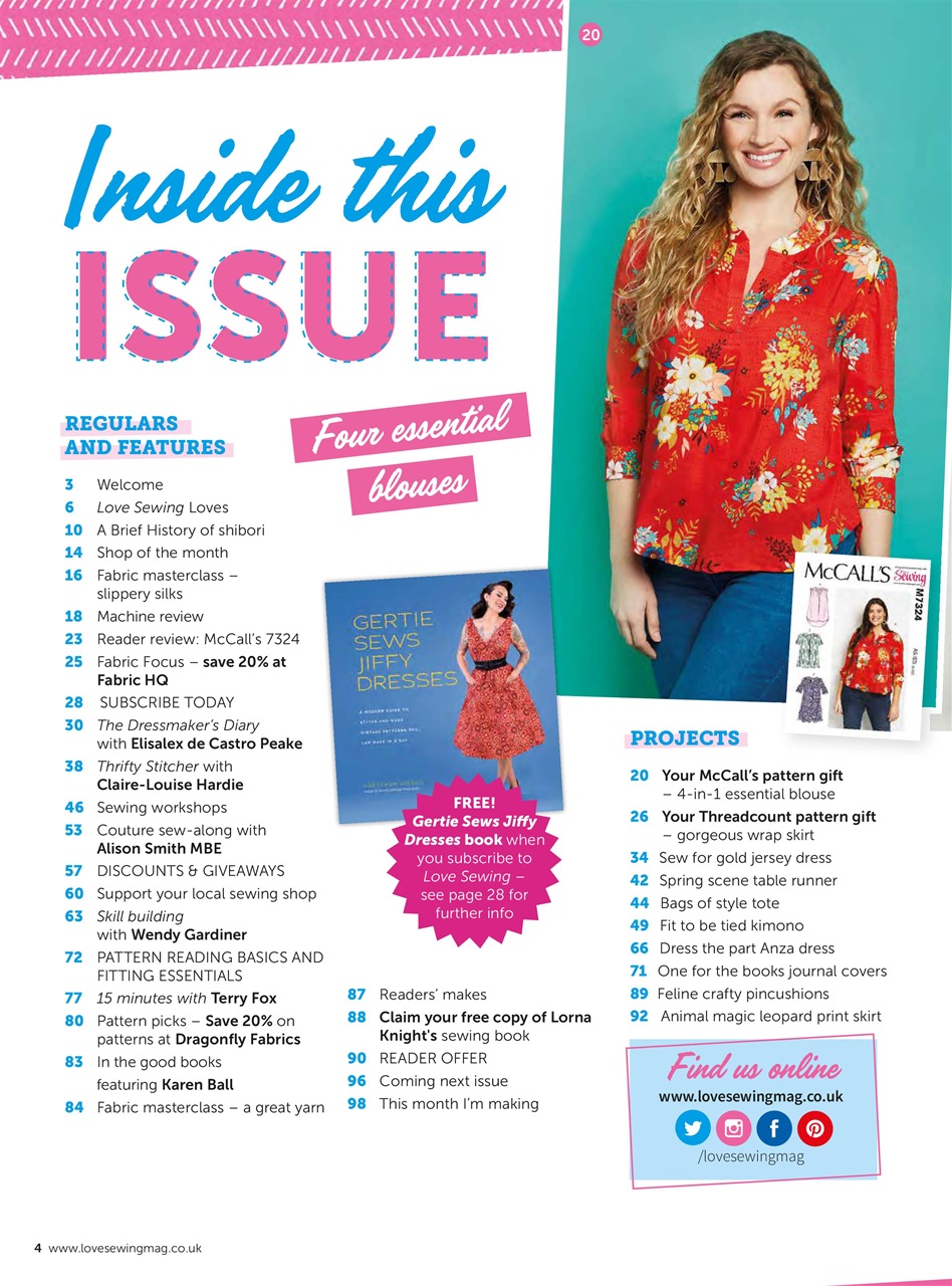 Love Sewing Preview Pages