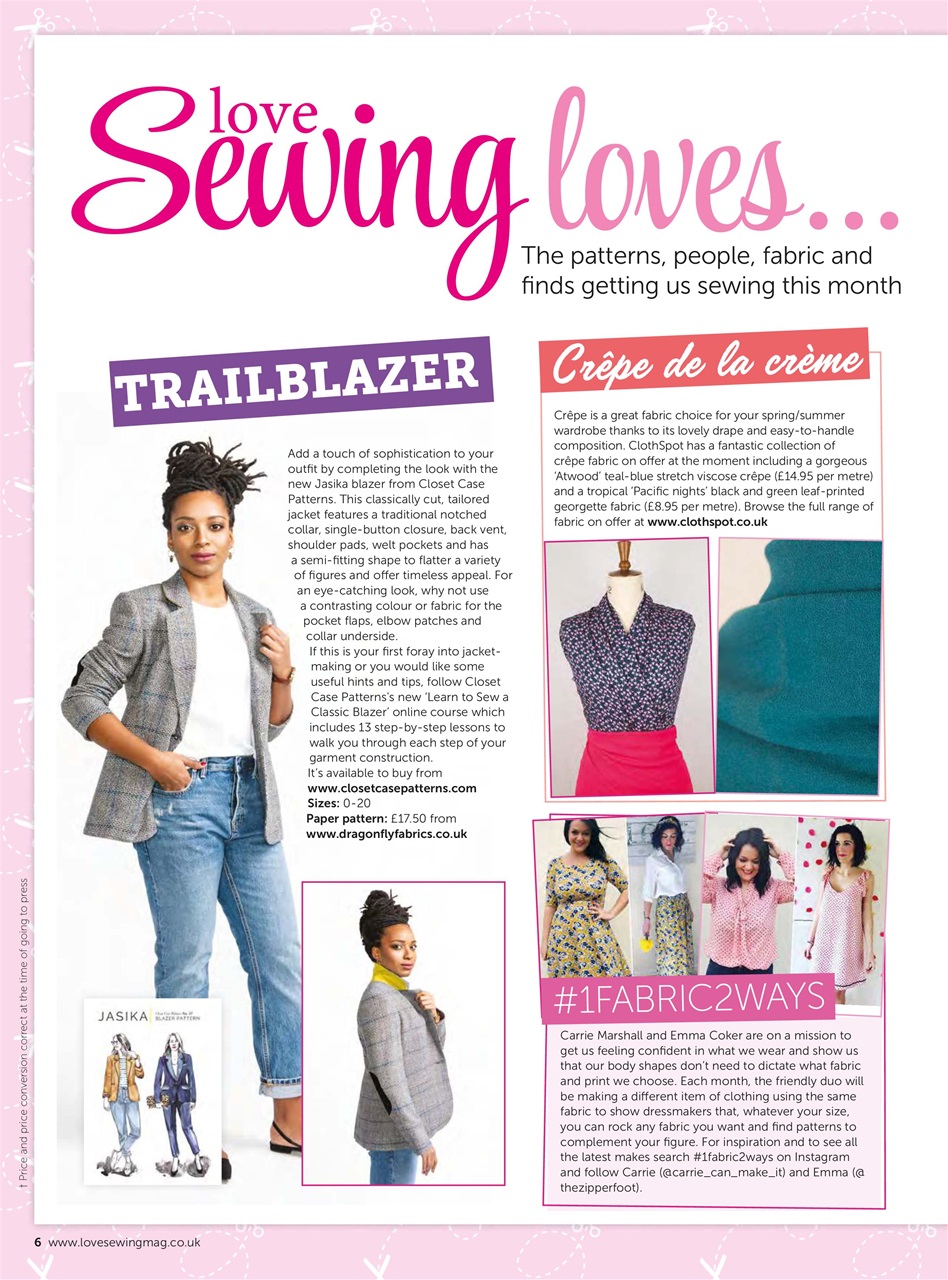 Love Sewing Preview Pages