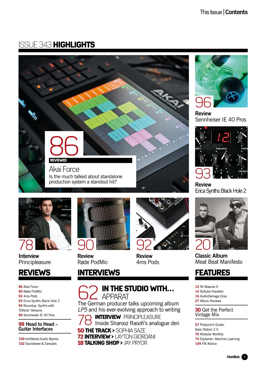 Future Music Preview Pages