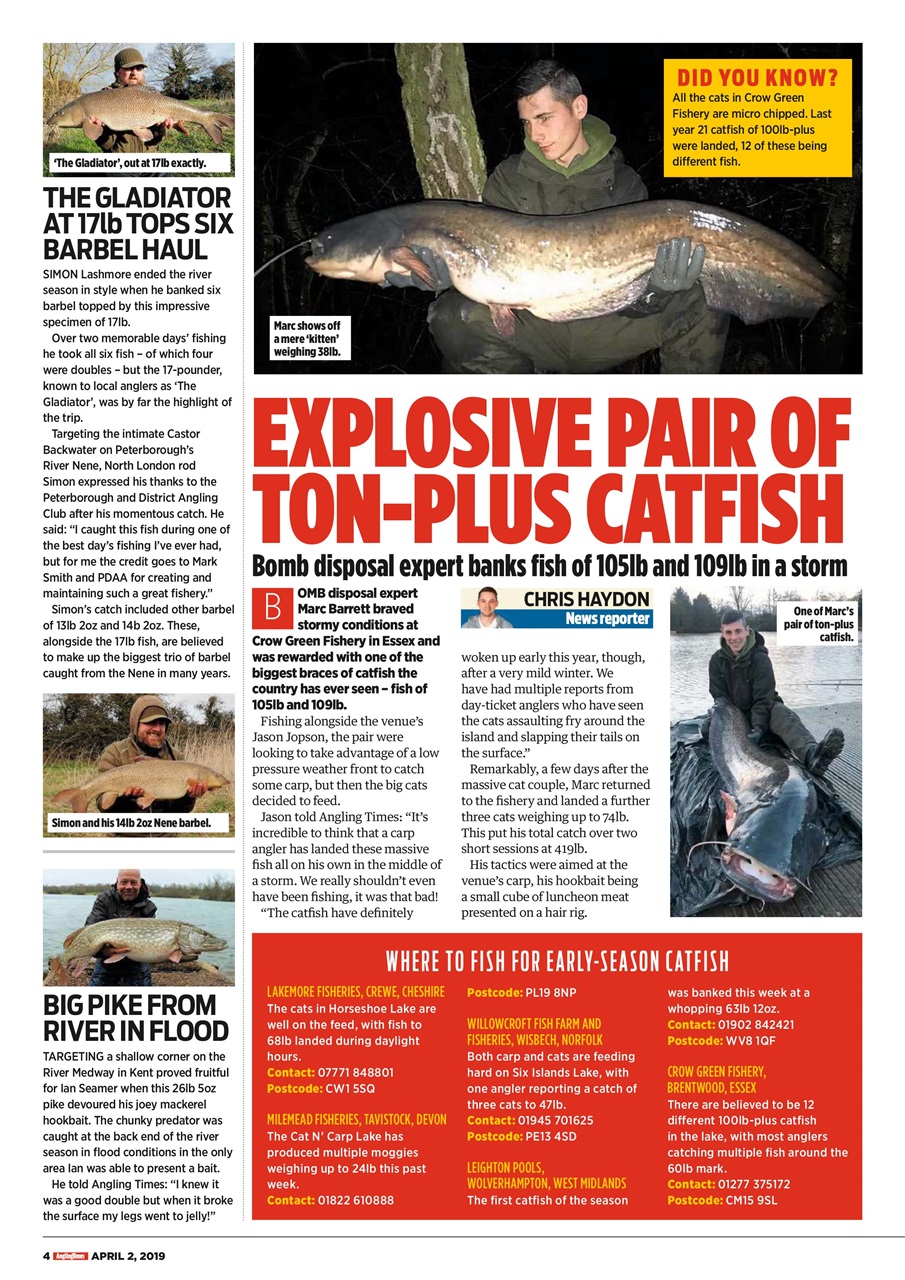 Angling Times Preview Pages