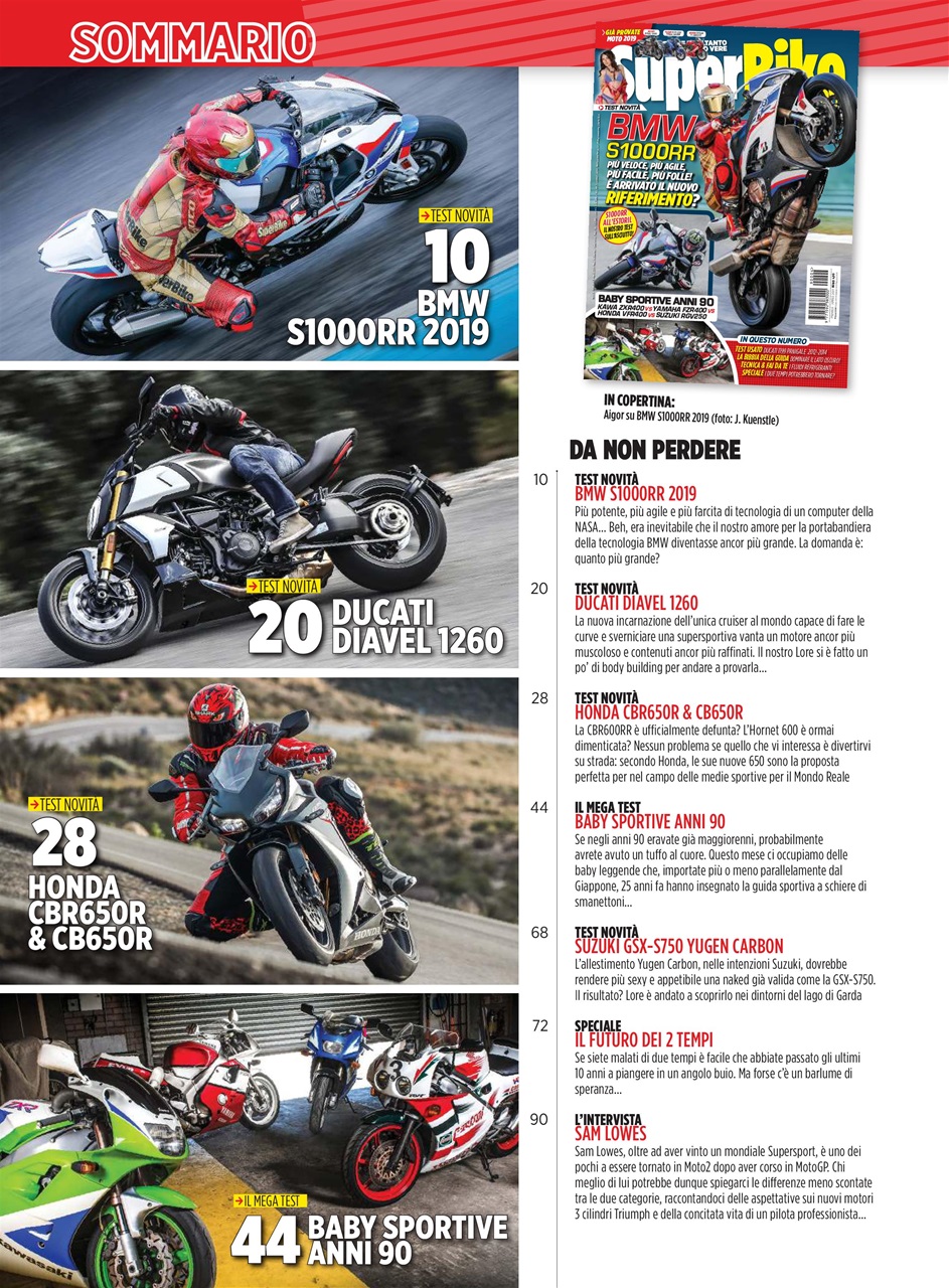 Superbike Italia Preview Pages