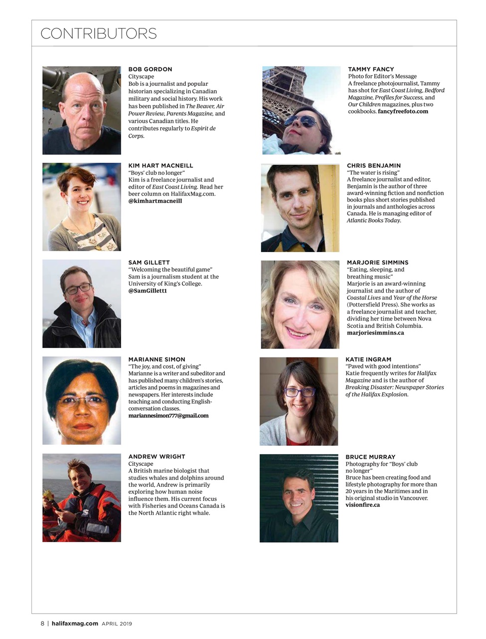 Halifax Magazine Preview Pages