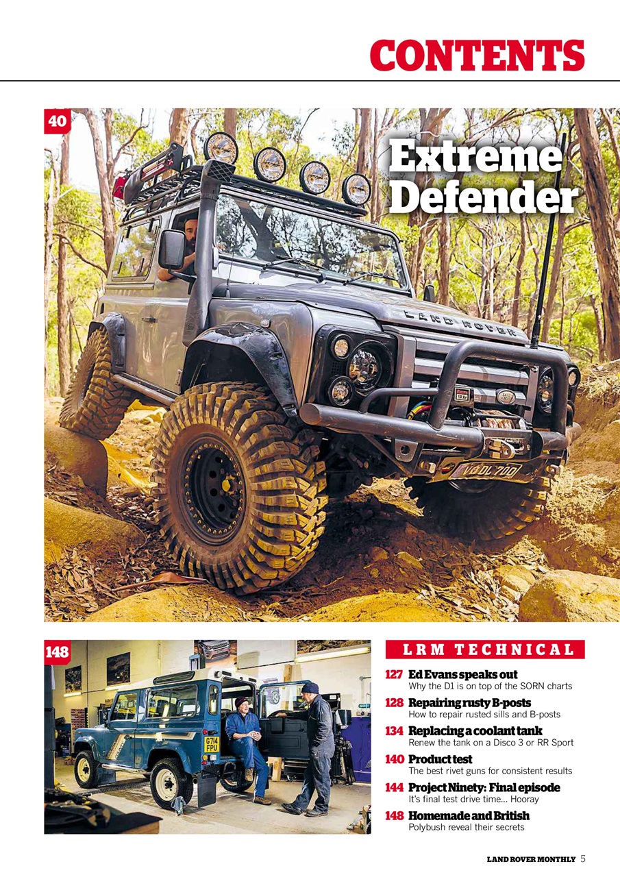 Land Rover Monthly Preview Pages
