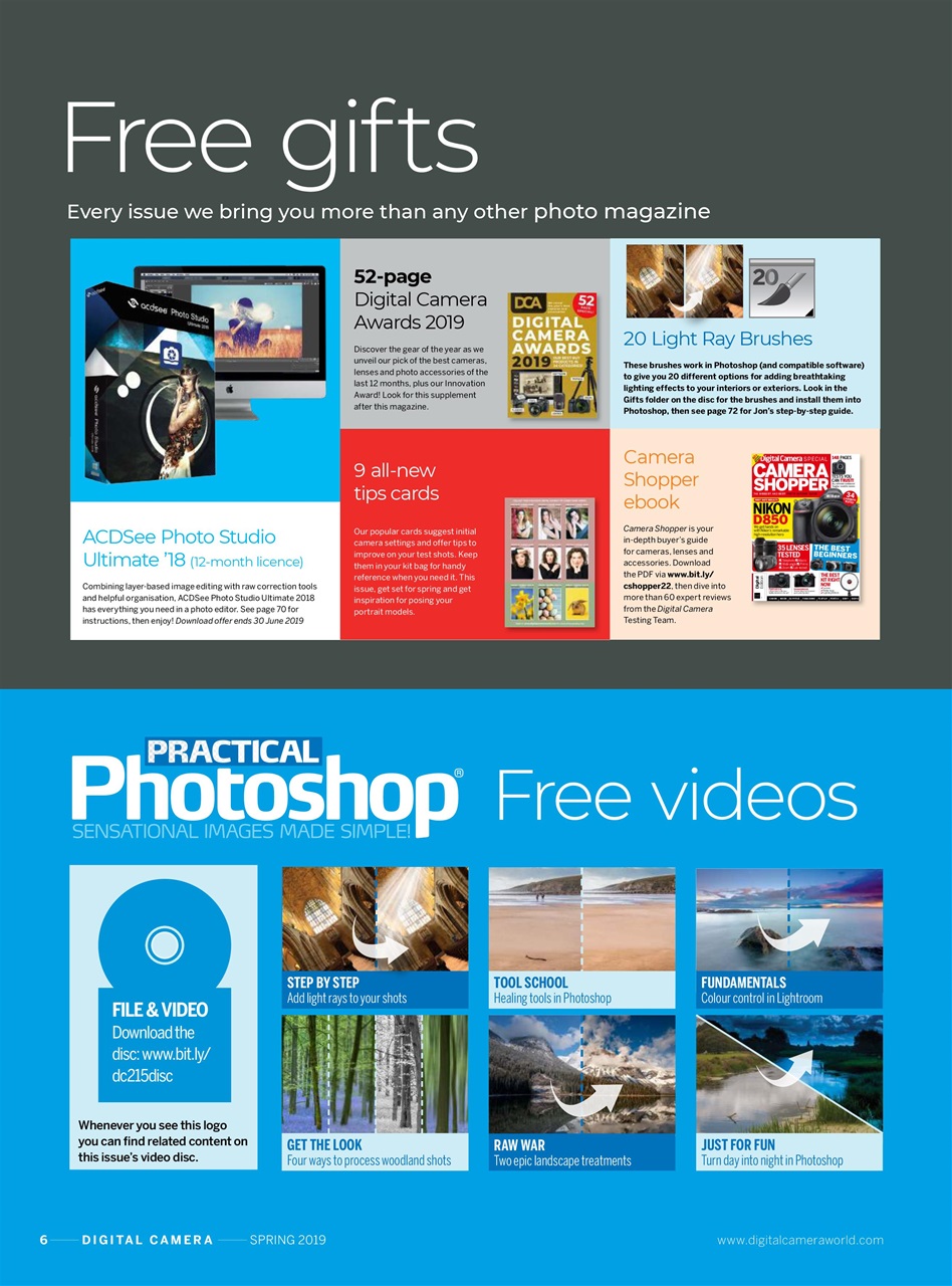 Digital Camera Magazine Preview Pages