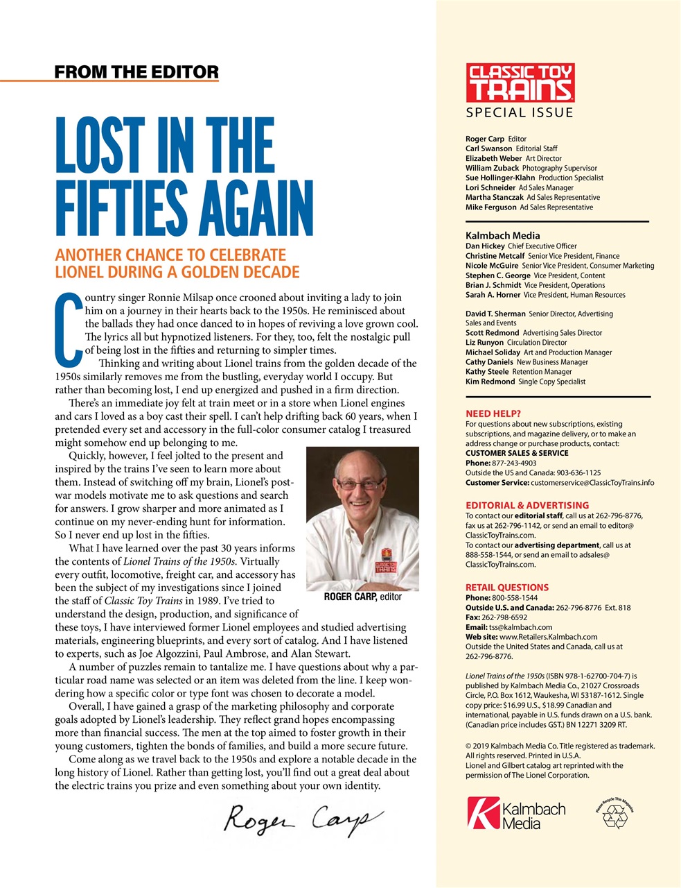 Classic Toy Trains Preview Pages