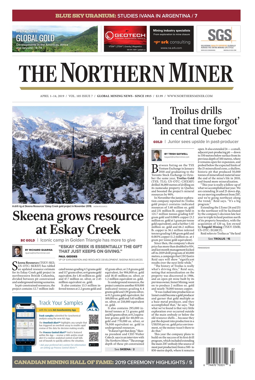 The Northern Miner Preview Pages