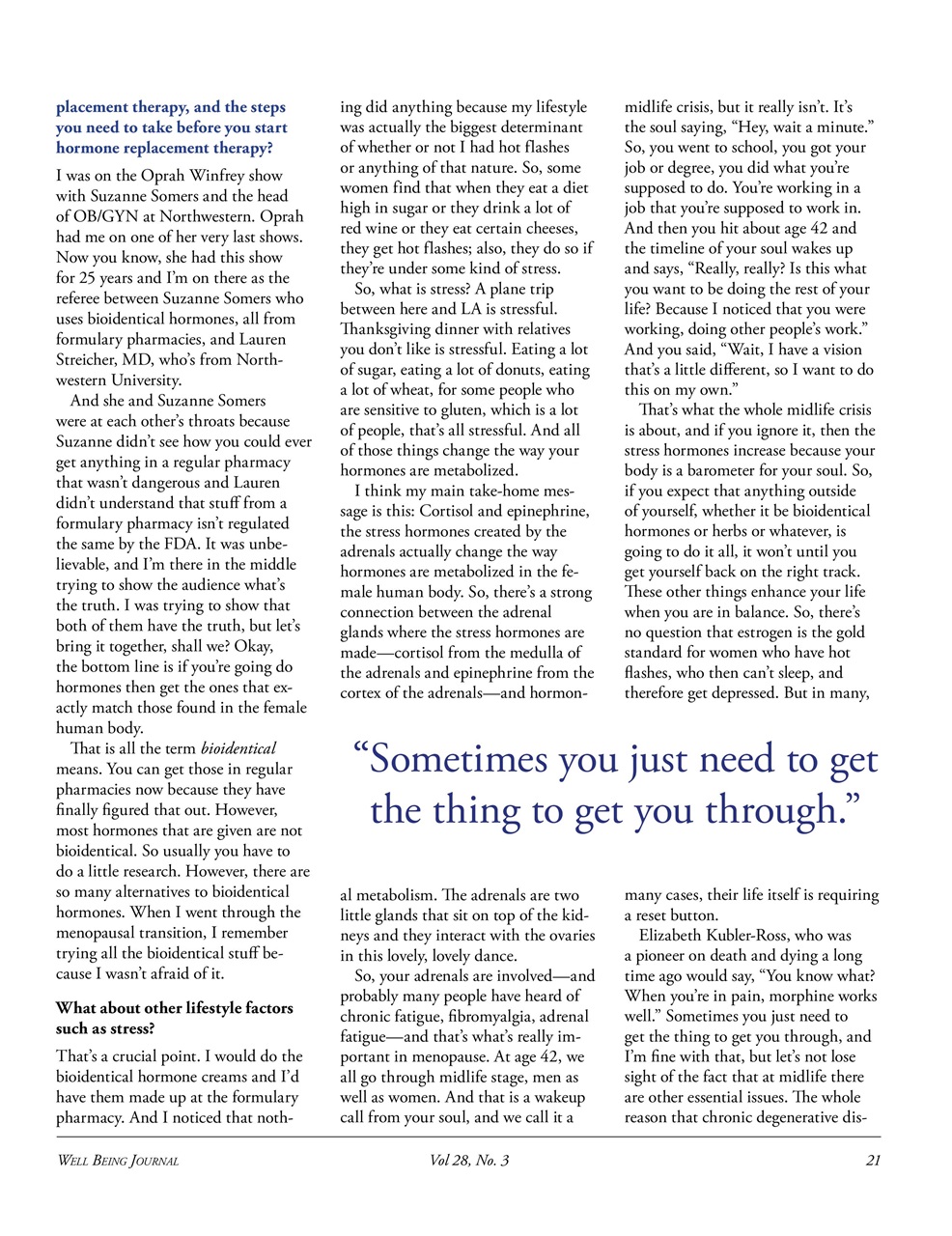 Well Being Journal Preview Pages