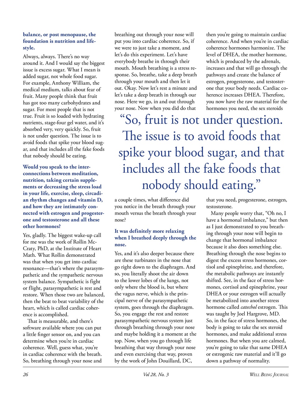 Well Being Journal Preview Pages