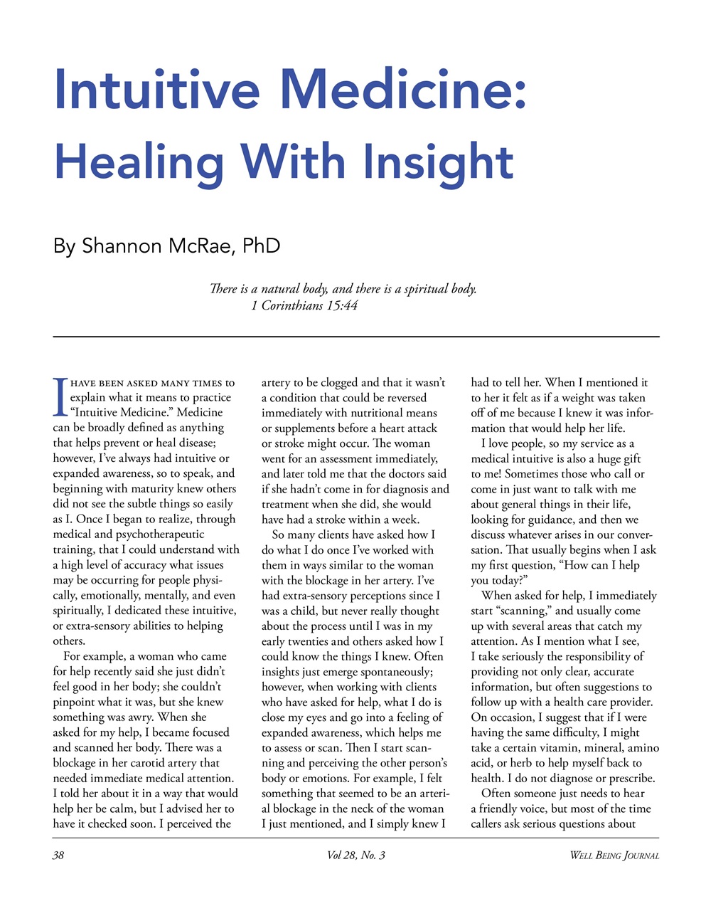 Well Being Journal Preview Pages