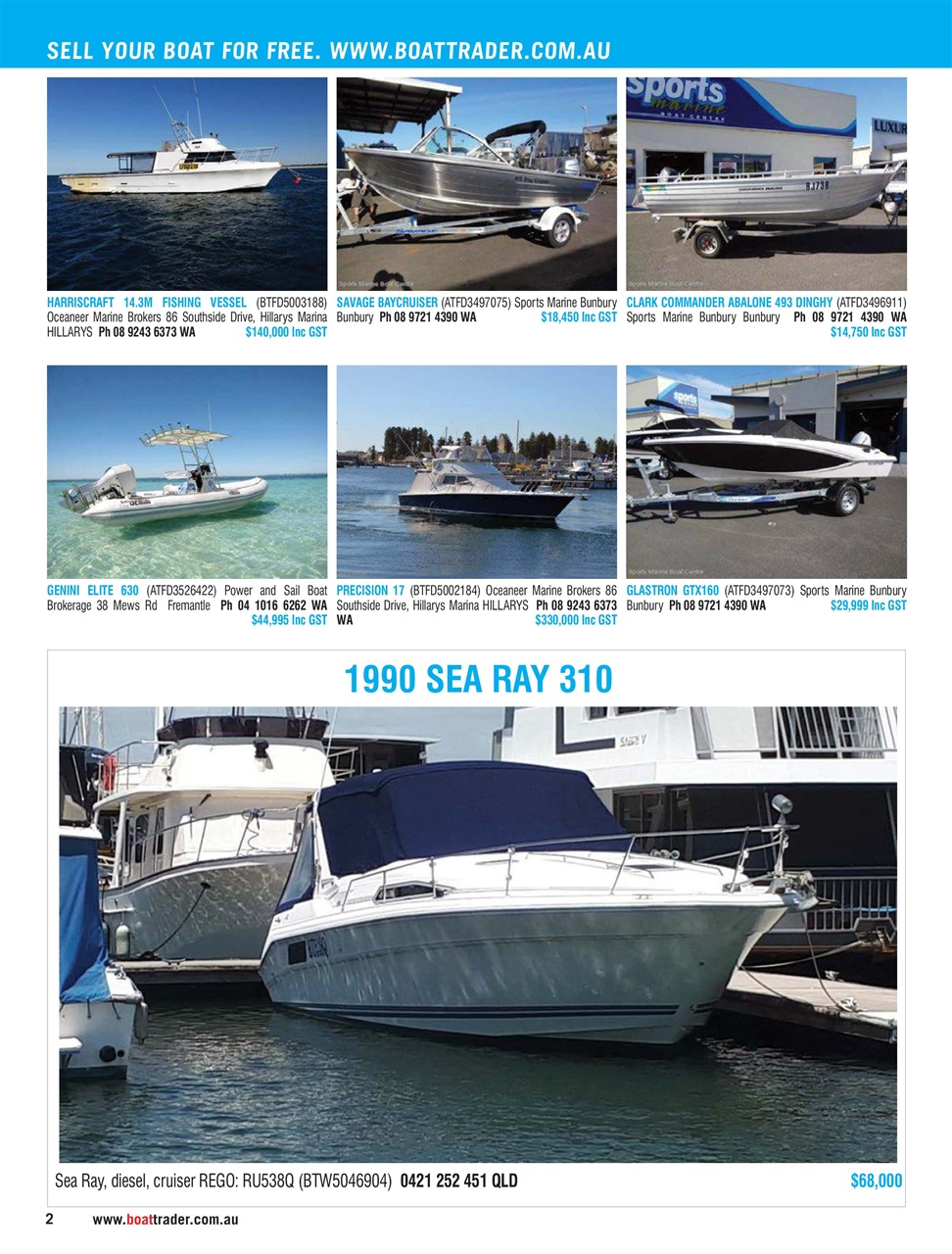 Boat Trader Australia Preview Pages