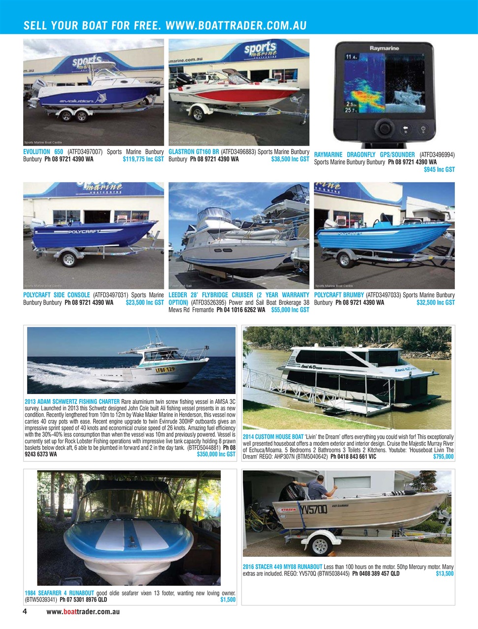 Boat Trader Australia Preview Pages