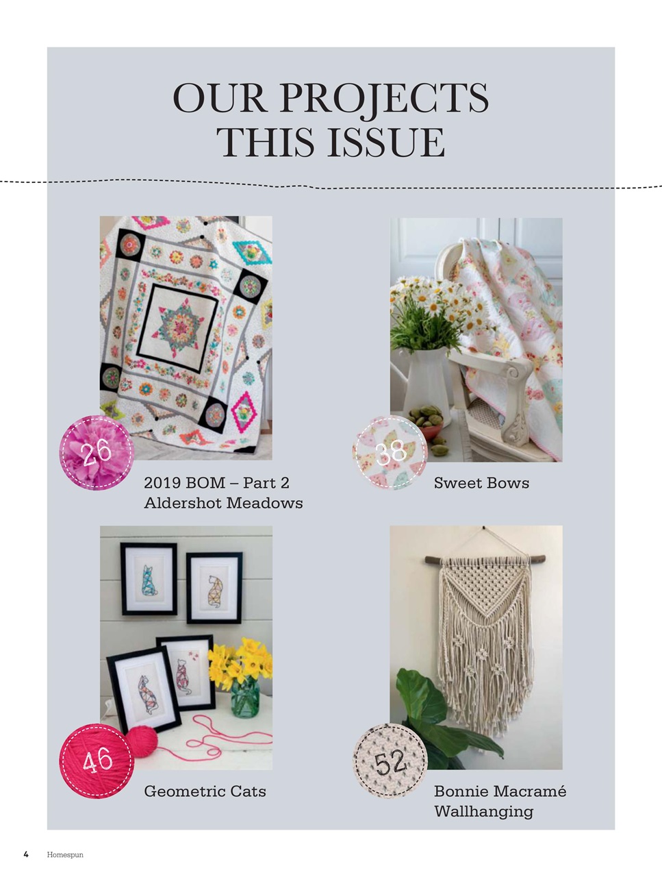 Homespun Preview Pages