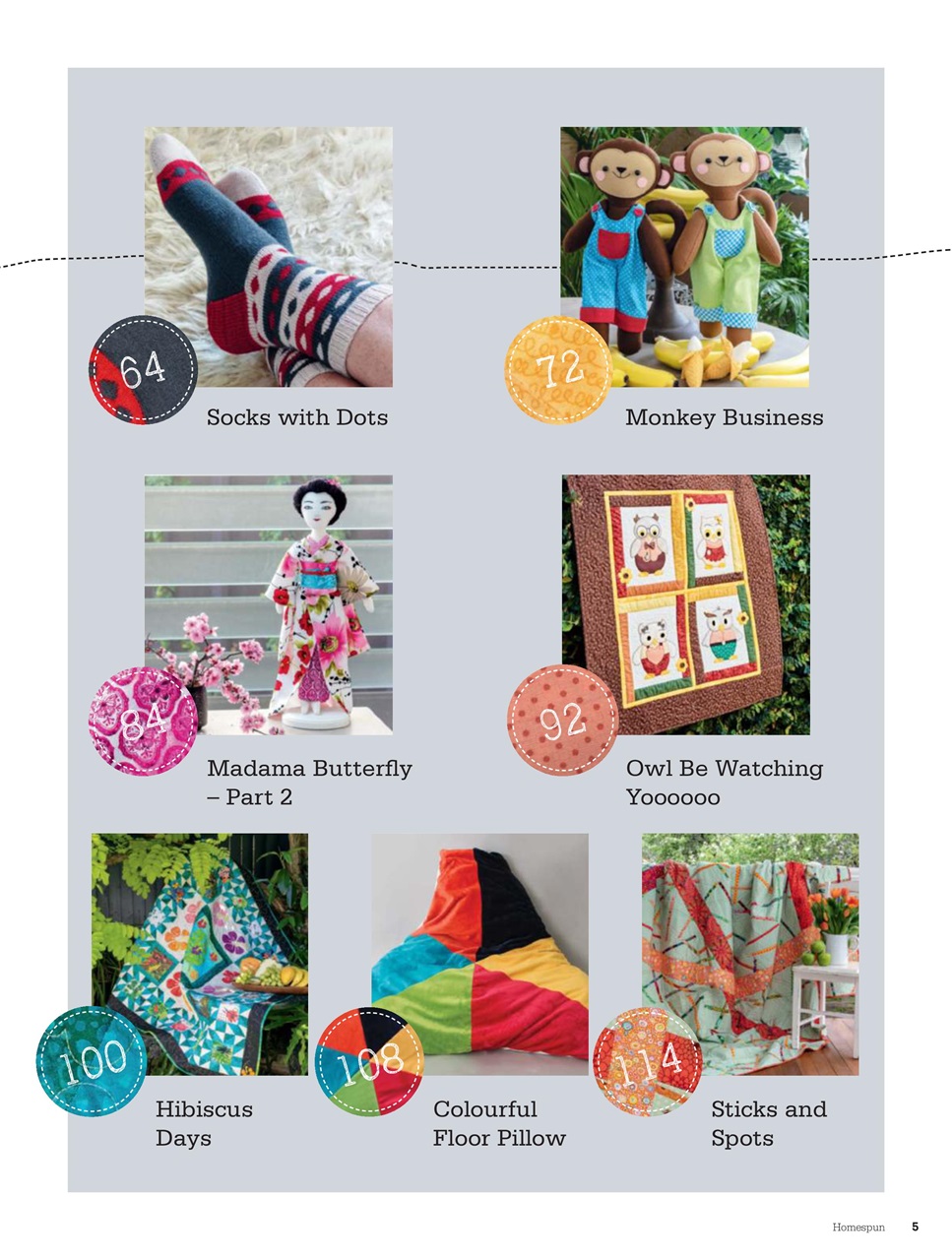 Homespun Preview Pages