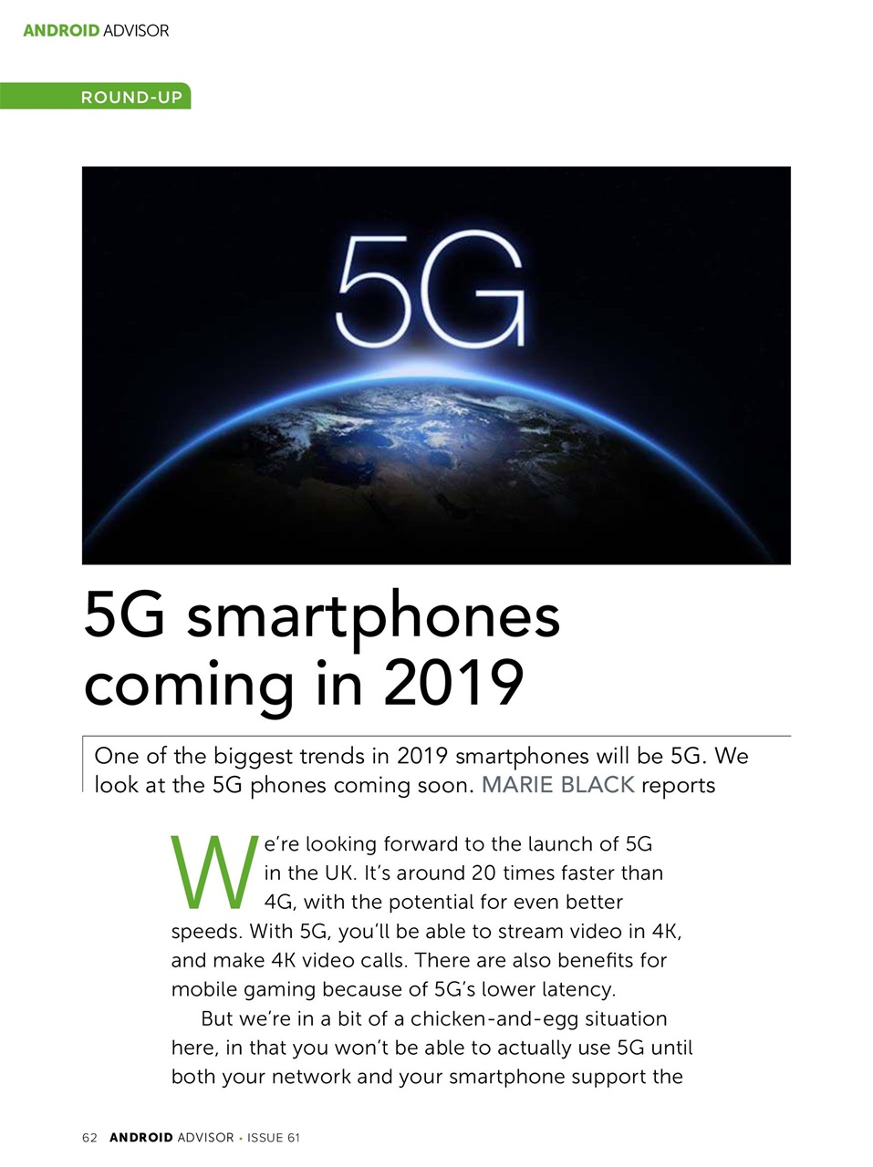 Android Advisor Preview Pages