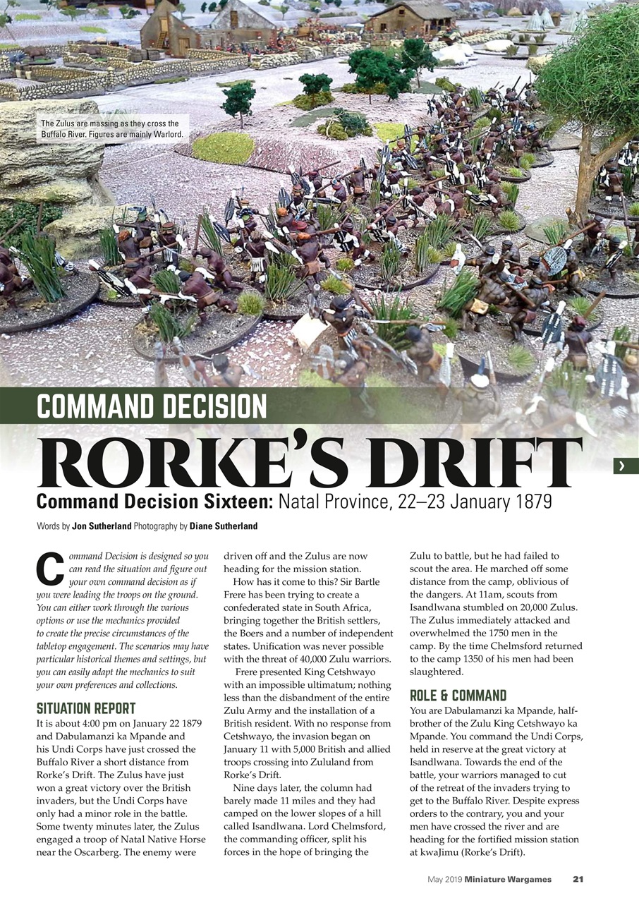 Miniature Wargames Preview Pages
