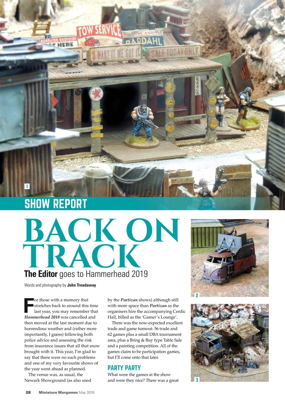 Miniature Wargames Preview Pages