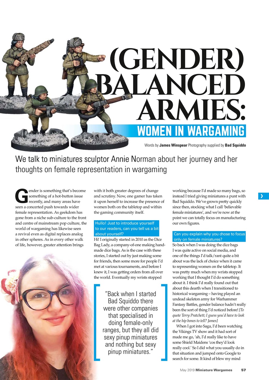 Miniature Wargames Preview Pages