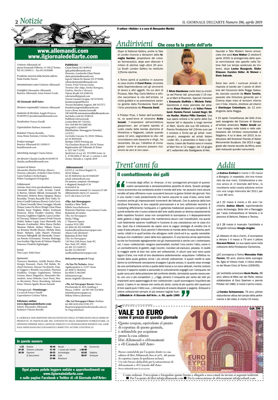Il Giornale Dell’Arte Preview Pages