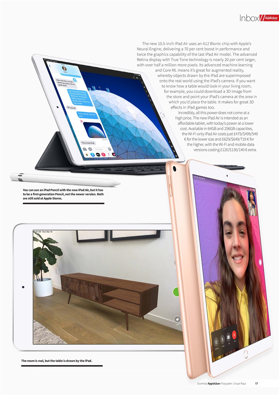 Essential Apple User Preview Pages