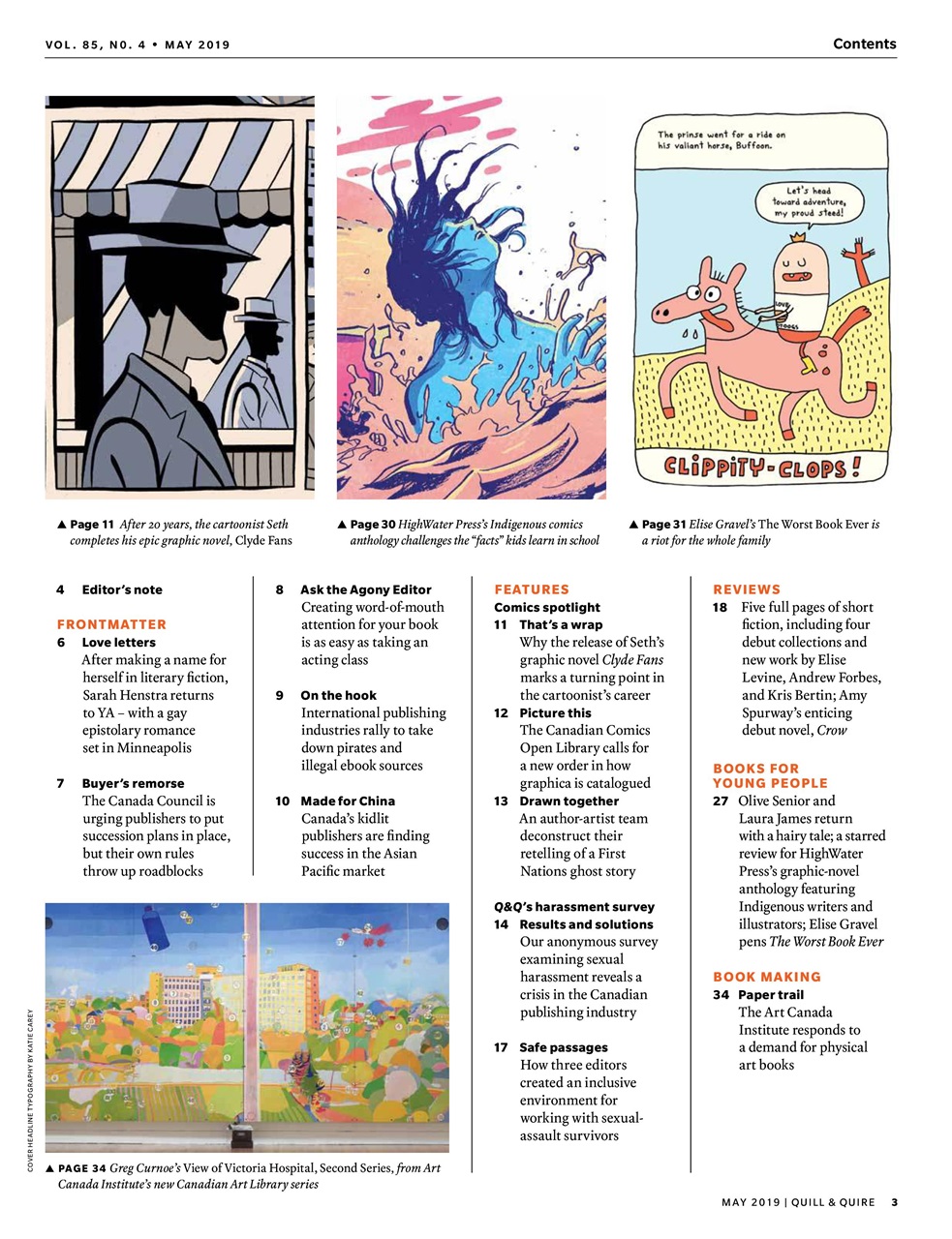 Quill & Quire Preview Pages