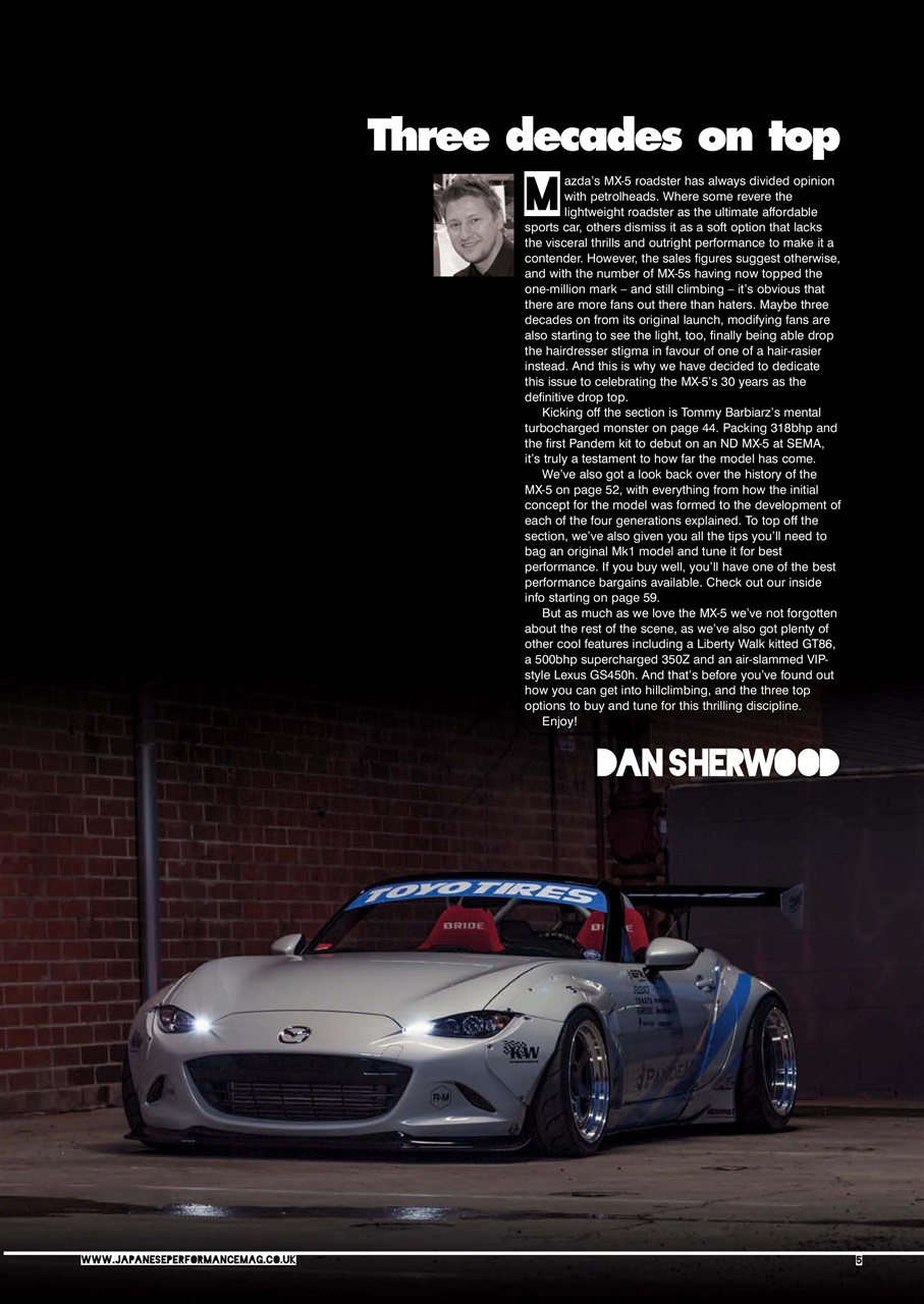 Japanese Performance Preview Pages