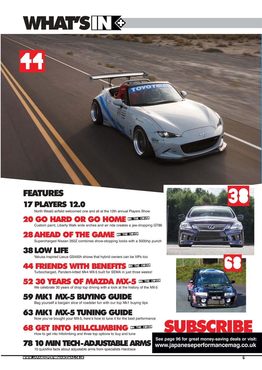 Japanese Performance Preview Pages