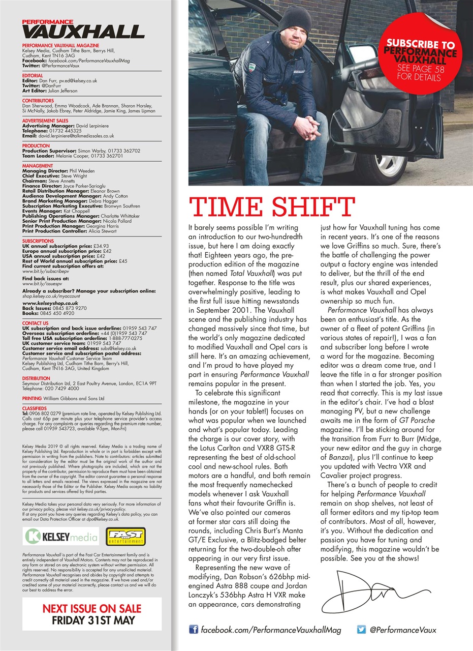 Performance Vauxhall Preview Pages