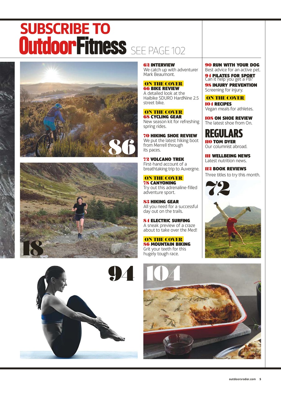 Outdoor Fitness & Adventure Preview Pages
