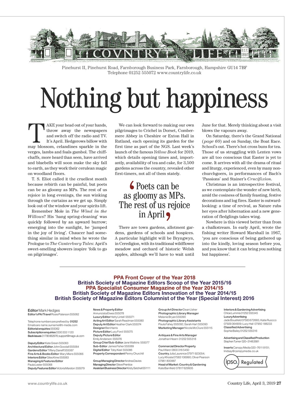Country Life Preview Pages