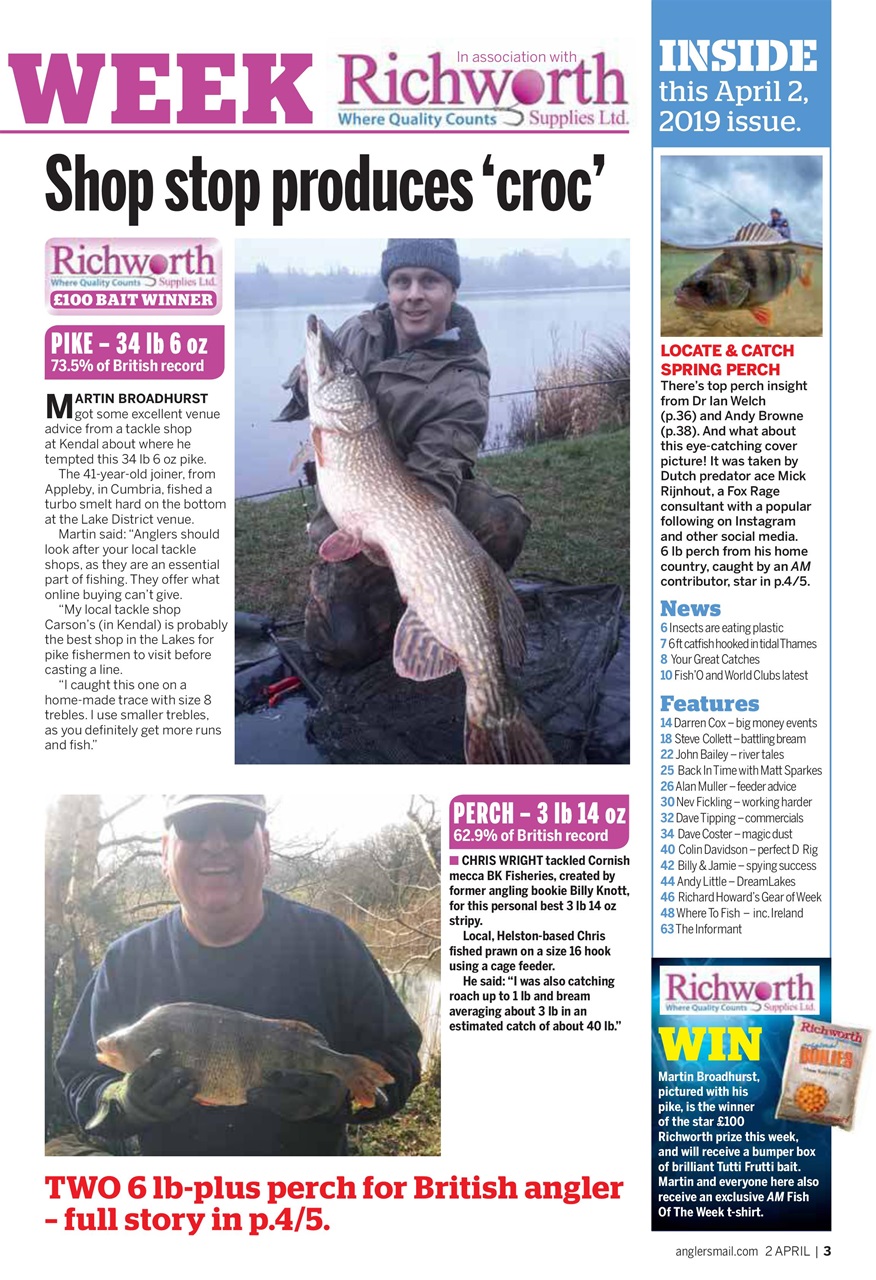 Anglers Mail Preview Pages