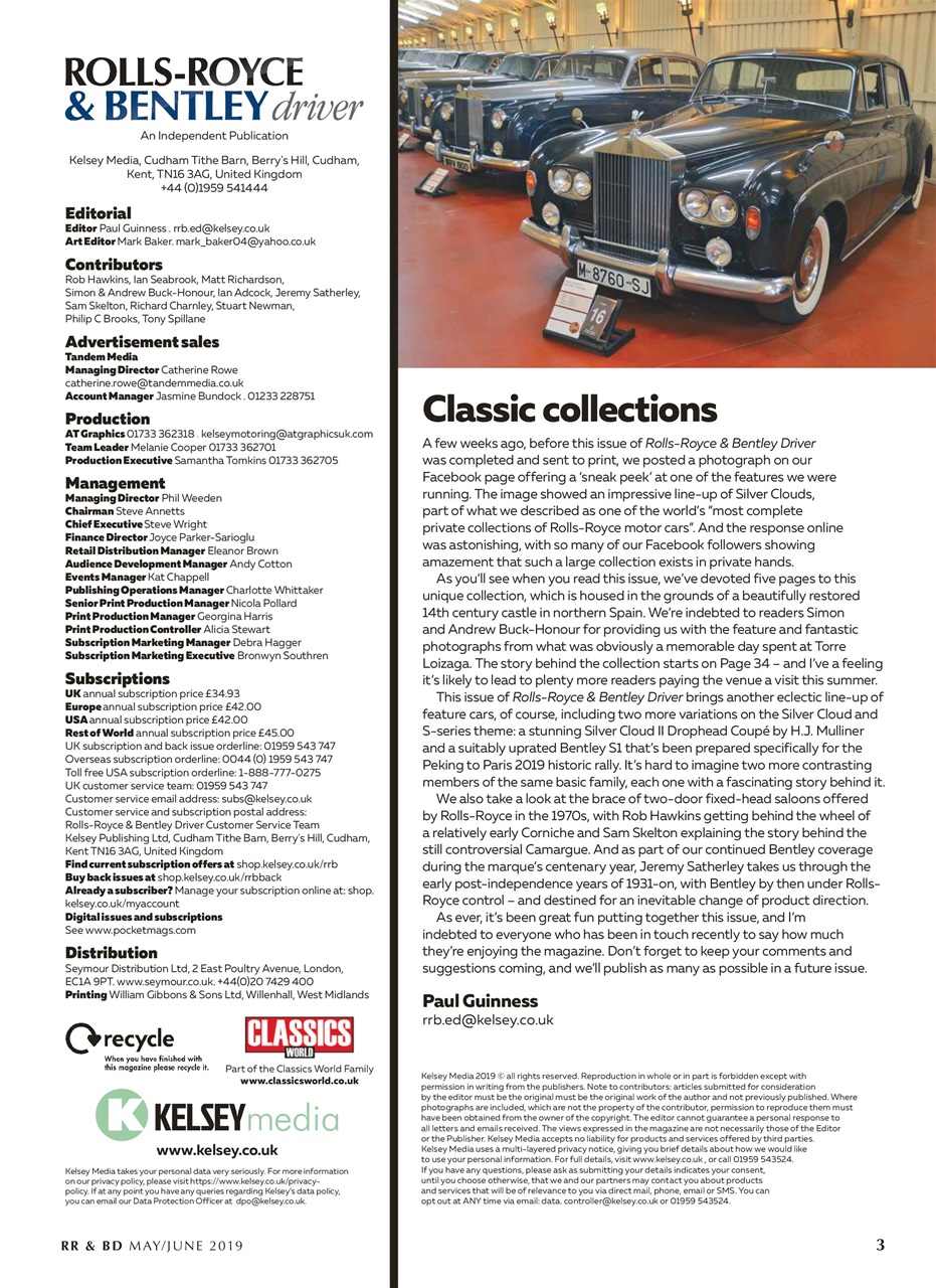 Rolls-Royce & Bentley Driver Preview Pages