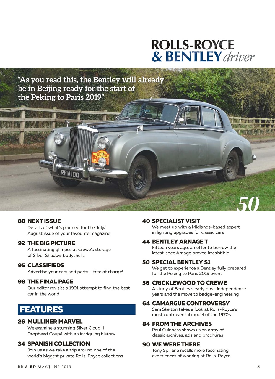 Rolls-Royce & Bentley Driver Preview Pages