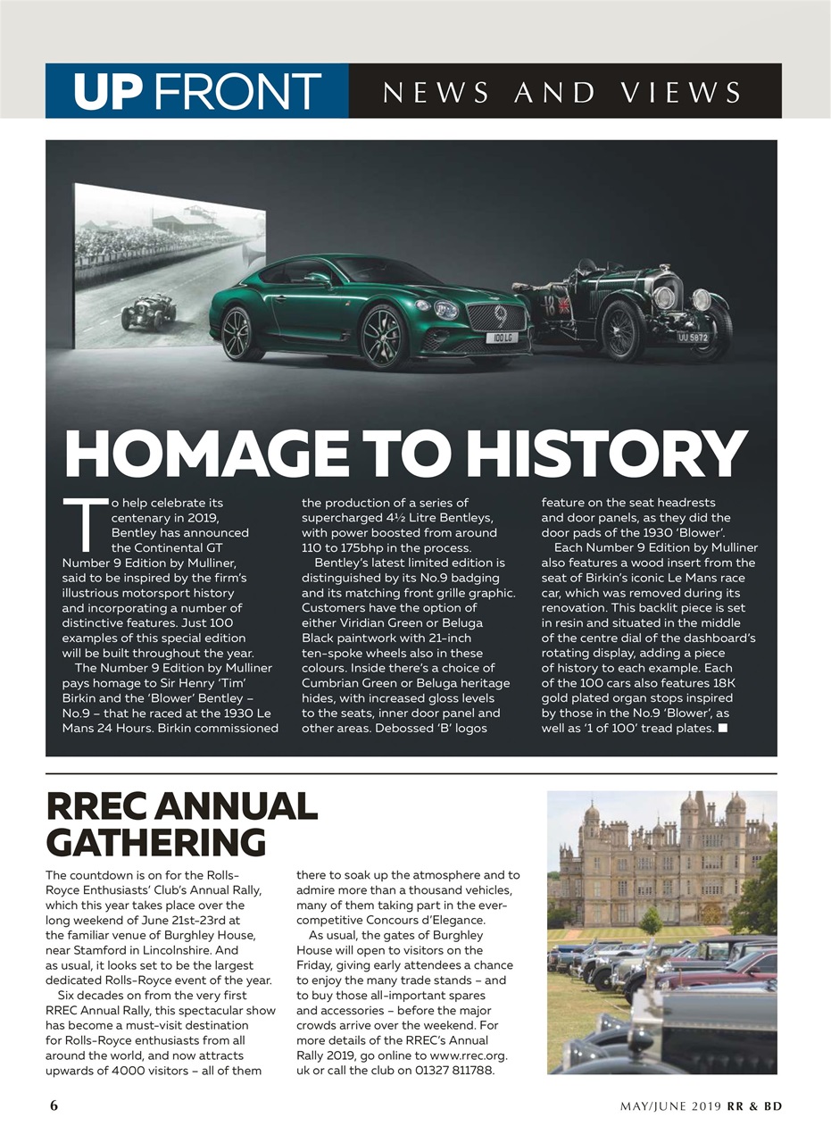 Rolls-Royce & Bentley Driver Preview Pages