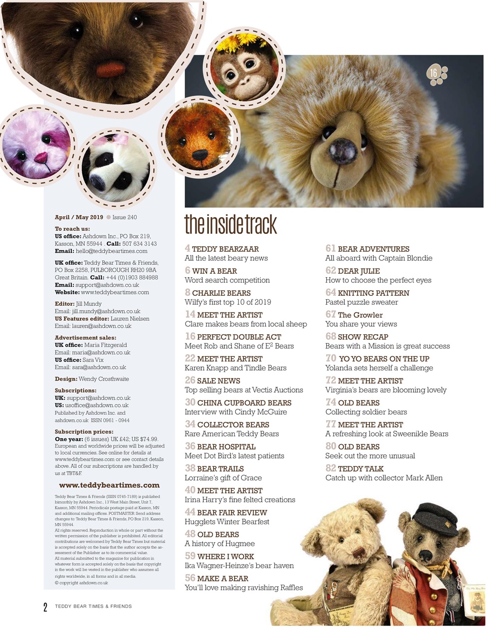 Teddy Bear Times Preview Pages