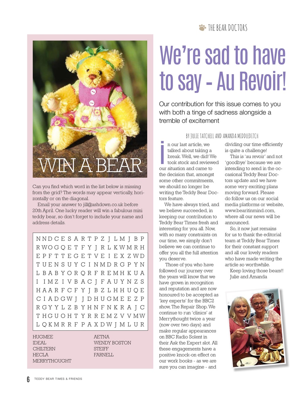 Teddy Bear Times Preview Pages