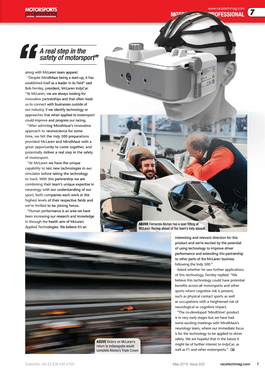 Race Tech Preview Pages