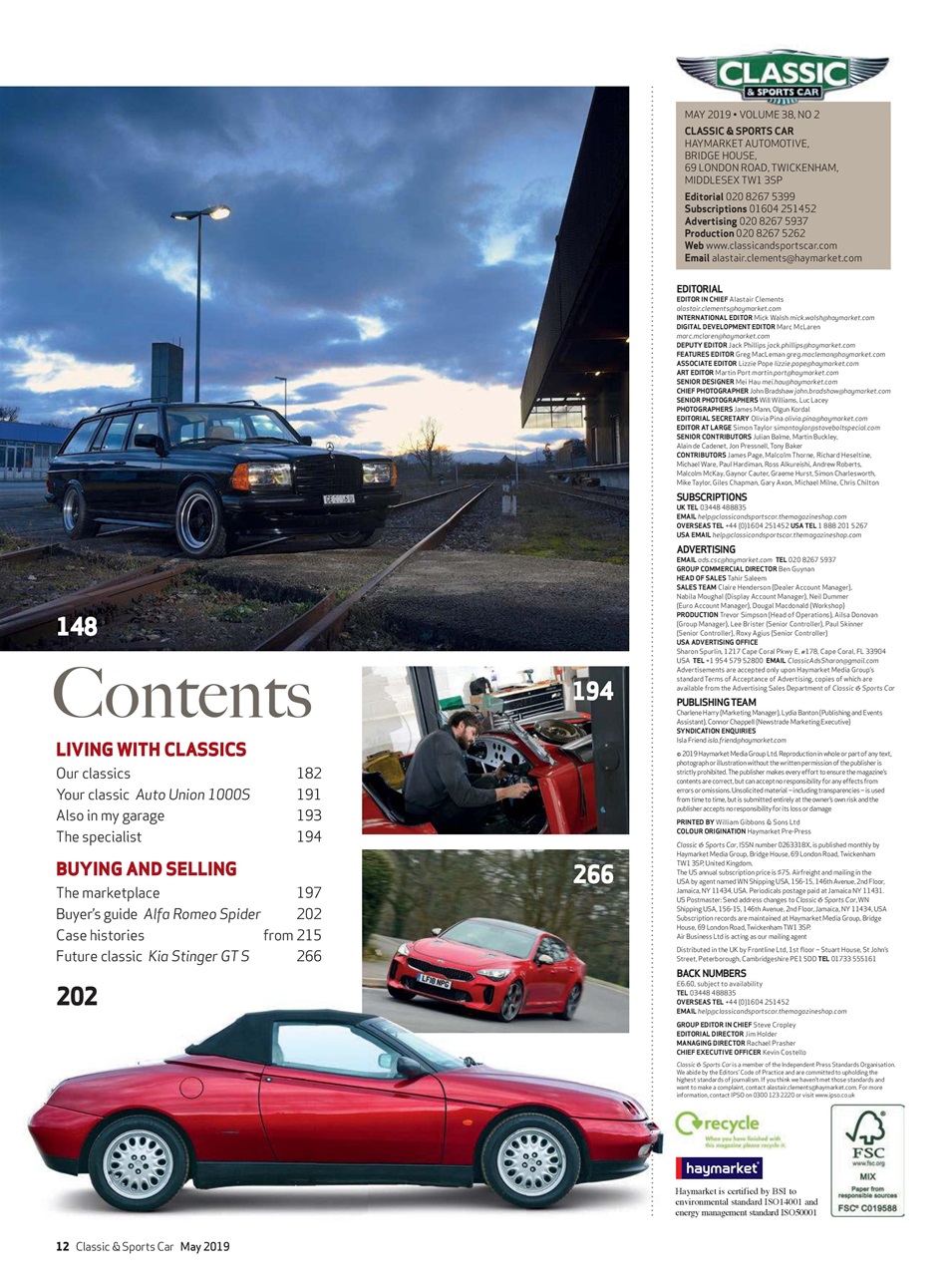 Classic & Sports Car Preview Pages