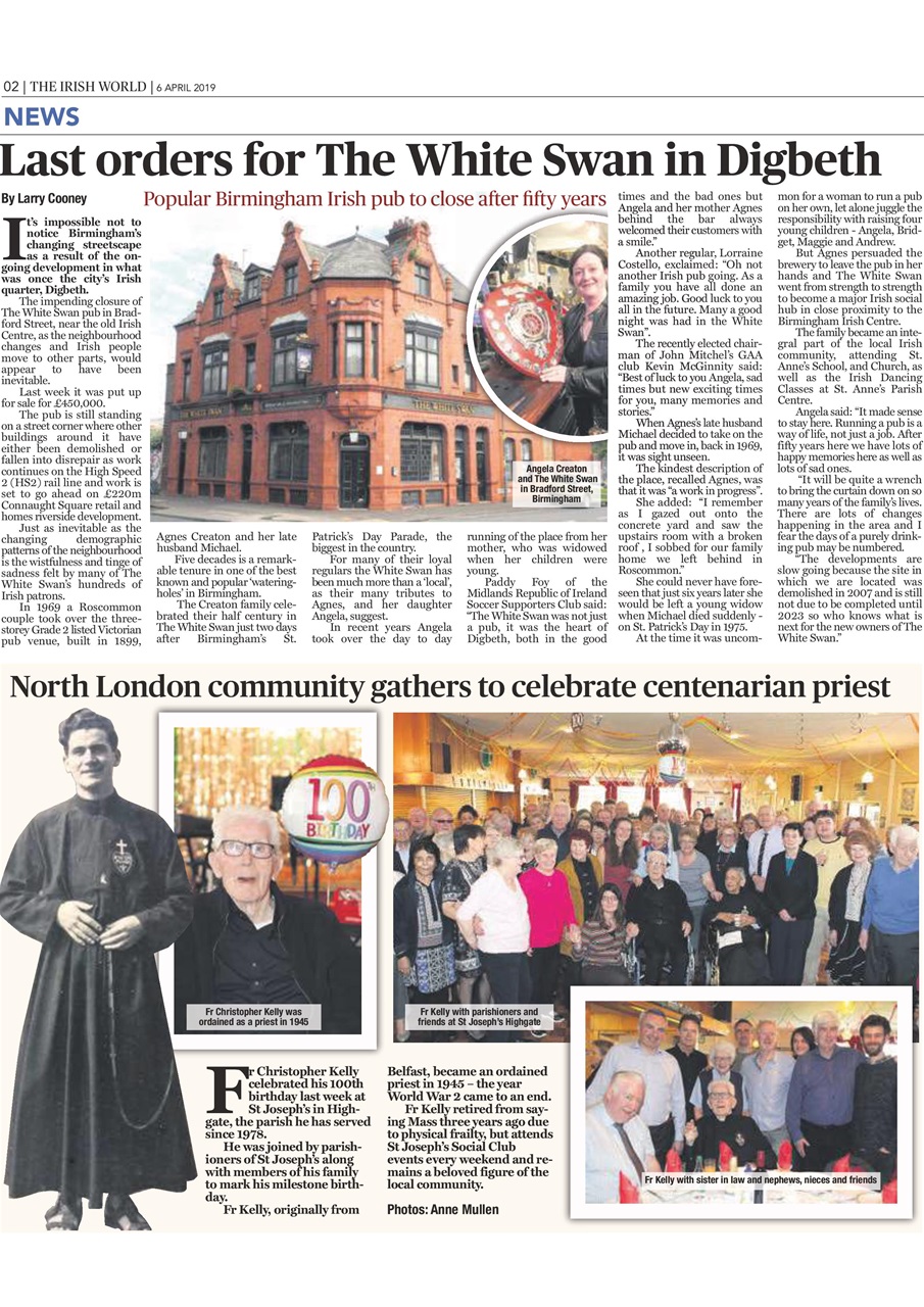 Irish World Preview Pages