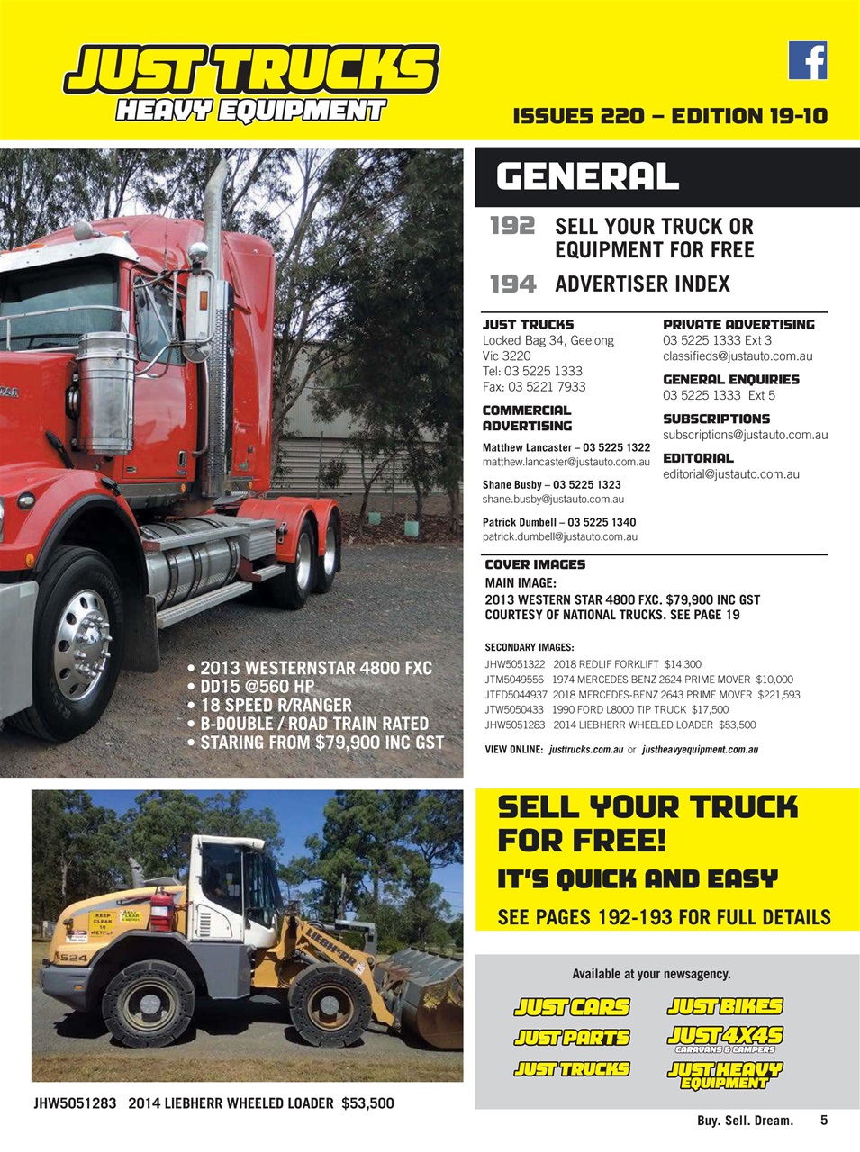 JUST TRUCKS Preview Pages