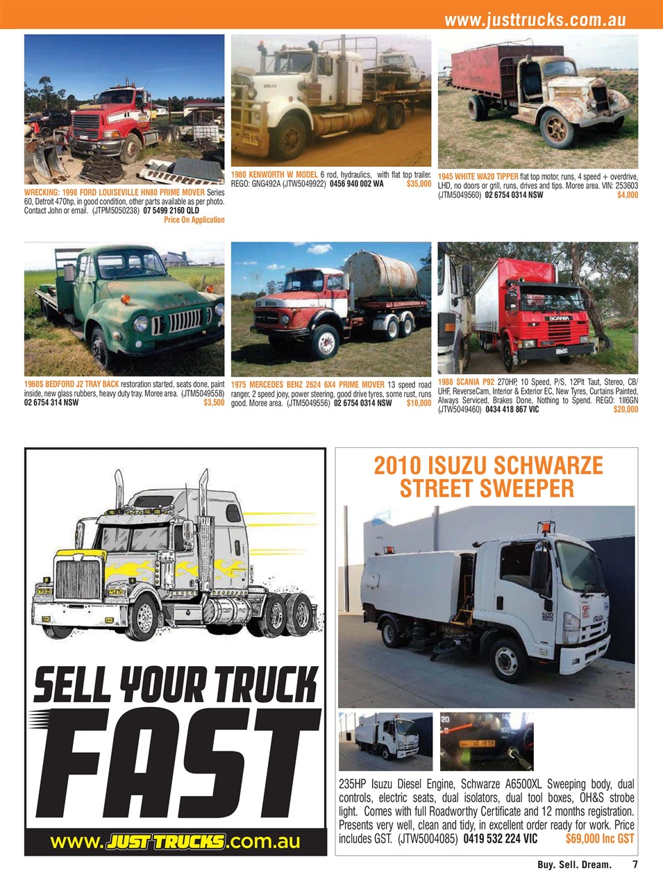 JUST TRUCKS Preview Pages