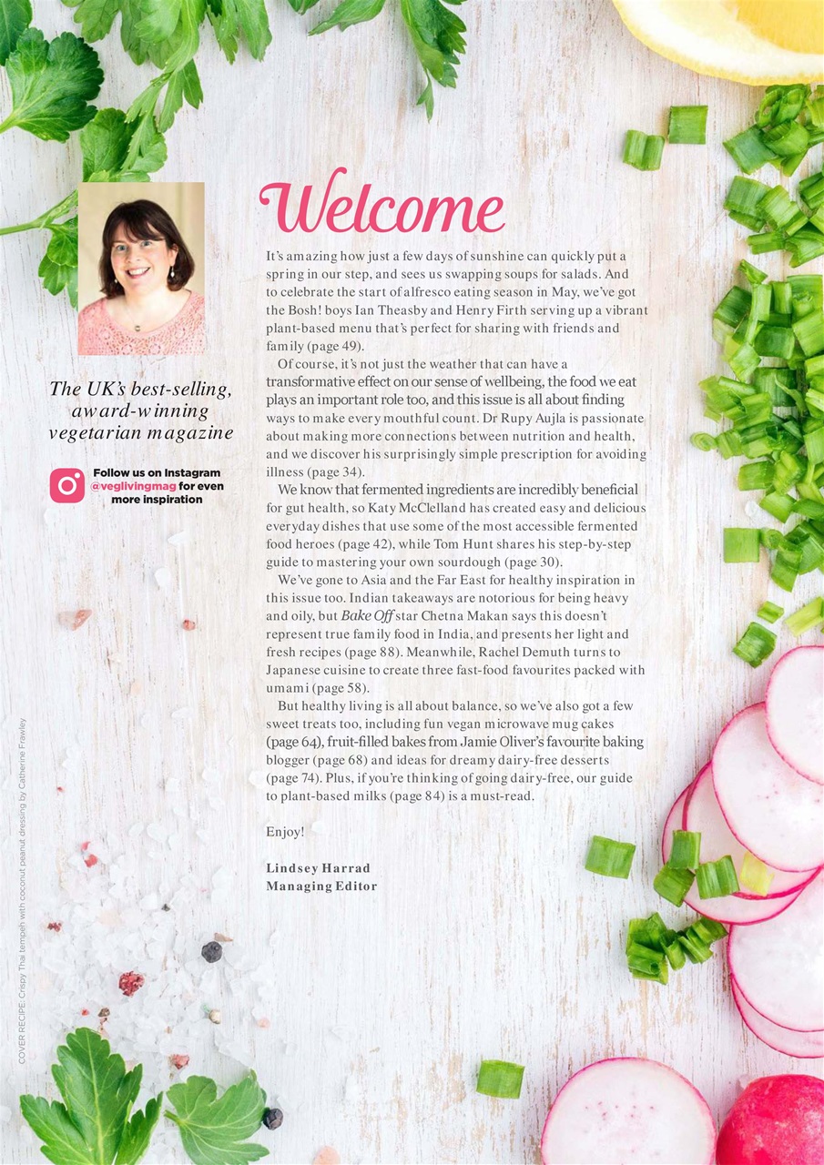 Vegetarian Living Preview Pages