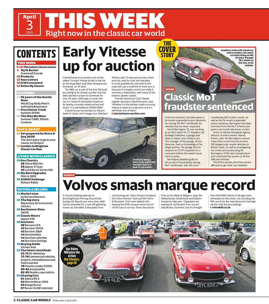 Classic Car Weekly Preview Pages