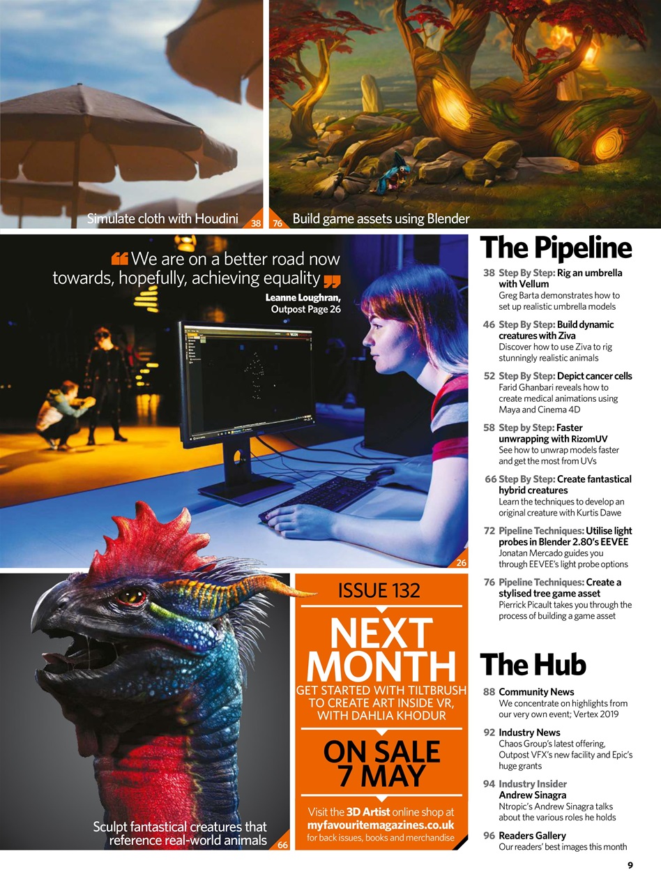 3D Artist Preview Pages