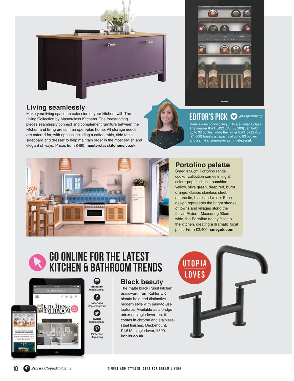 Utopia Kitchen & Bathroom Preview Pages