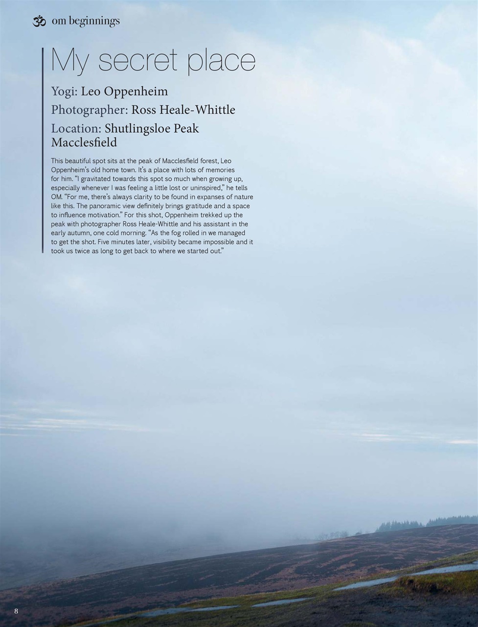 OM Yoga Magazine Preview Pages