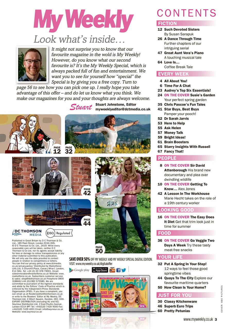 My Weekly Preview Pages