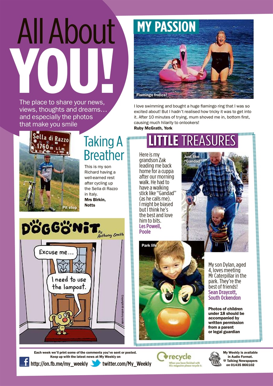 My Weekly Preview Pages