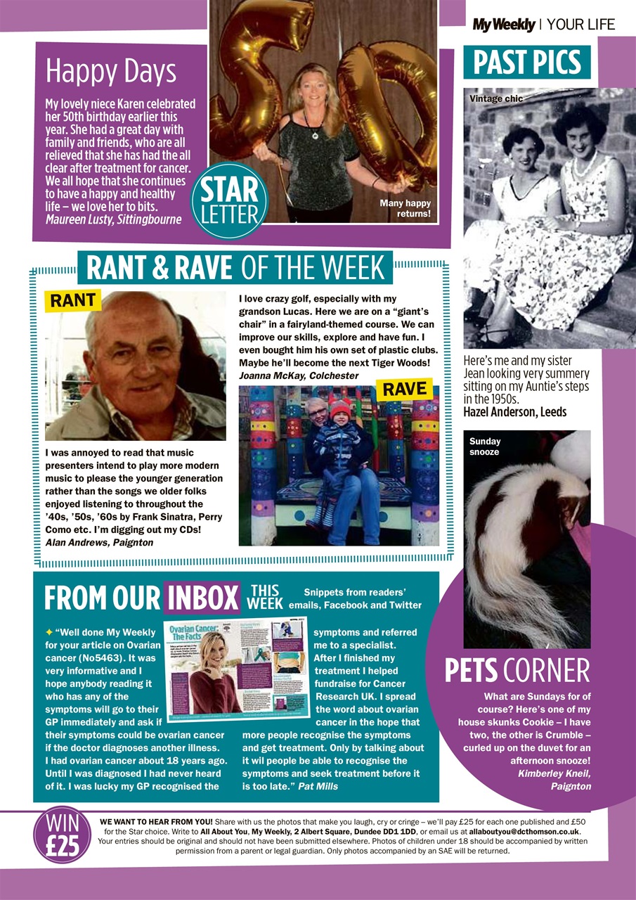 My Weekly Preview Pages